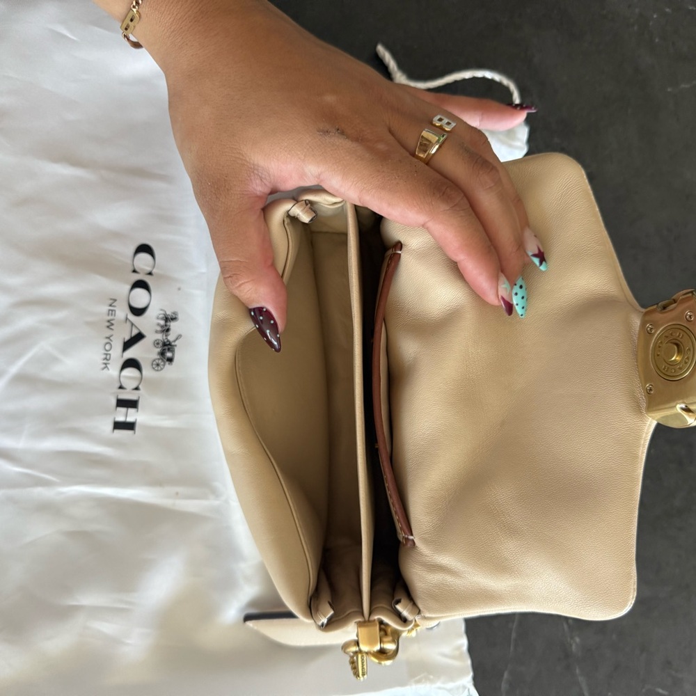 Coach Cream Pillow Tabby Mini Bag - Picture 3 of 5